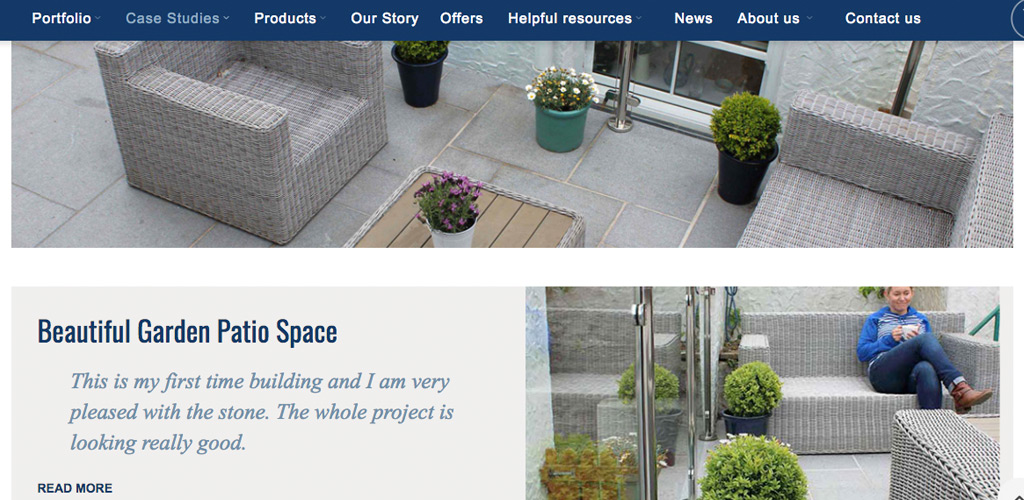 Lantoom Quarry Magento website