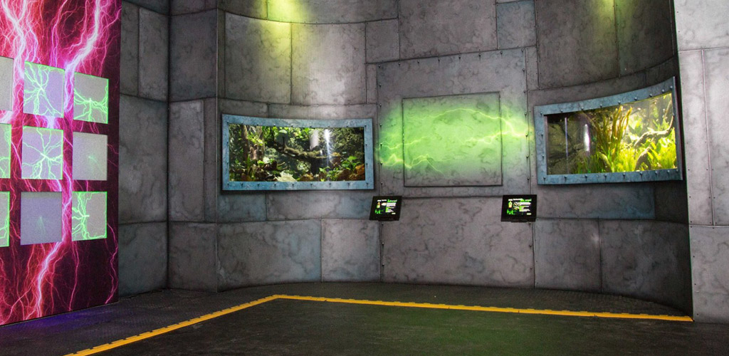 Touch screen design for SEA LIFE Aquariums