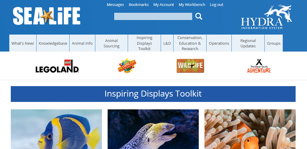 Hydra collaboration system display page Hydra collaboration system display page