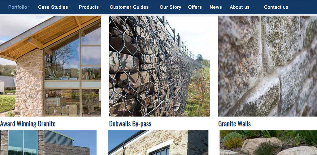 Lantoom Quarry portfolio section Lantoom Quarry portfolio section