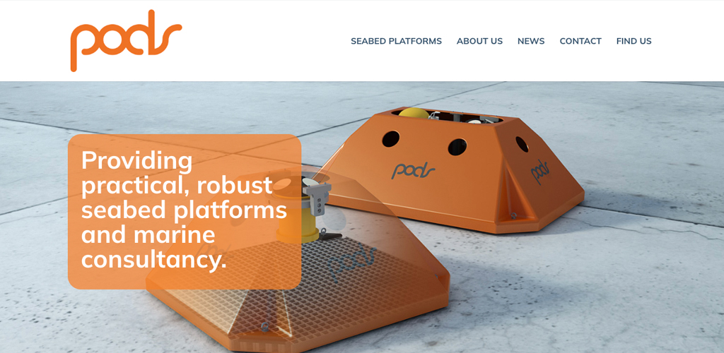 Pods Global website banner