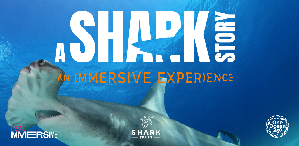 Poster advertising the film A Shark Story.